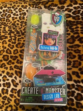 monster high Create-A-Monster Design lab nocturnal add on